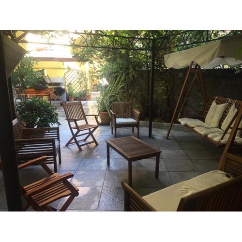 Maison de vacances avec grande terrasse ombragée