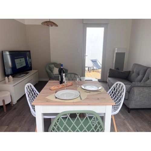 Maison de vacances entre forêt et plage