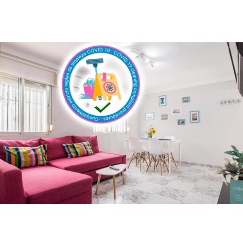 MalagaOnBeach 2 - Two bedrooms - up to 3 people - 30 meters beach