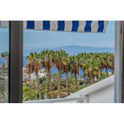 Malibu park studio with ocean views & heated pool