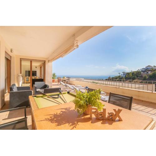 Marbella Mountain With Sea View And Pool - Happy Rentals