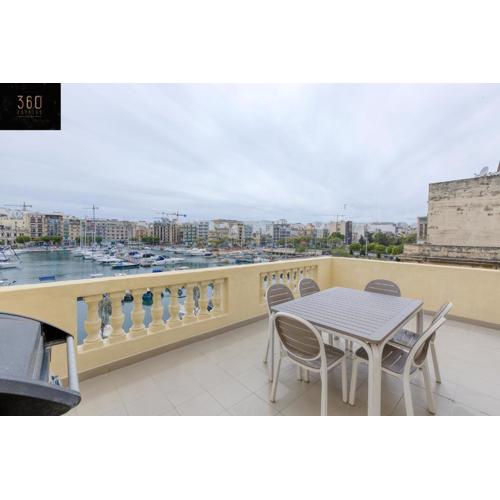 Marina VIEW APT SLPs 9 with private terrace & BBQ by 360 Estates