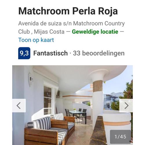Matchroom Country Club Perla Roja 1