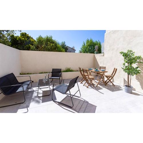 MaxBnb - CLIMATISÉ - Grand Studio 37m2 & terrasse 30m2 - Est