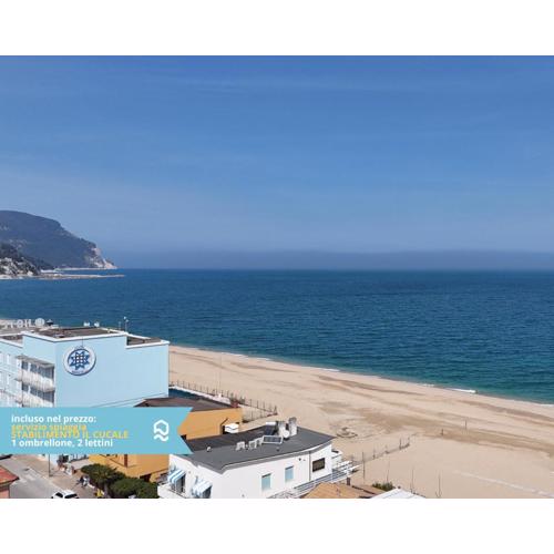 MIALMARE Sud - Marcelli, nuovo trilocale in centro fronte mare