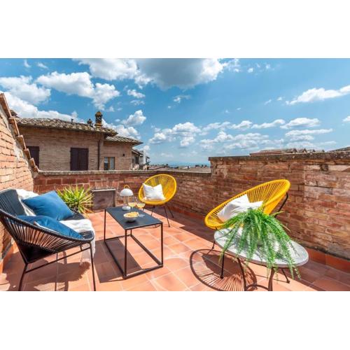 Mimosa- Loft elegante con terrazza nel centro di Siena
