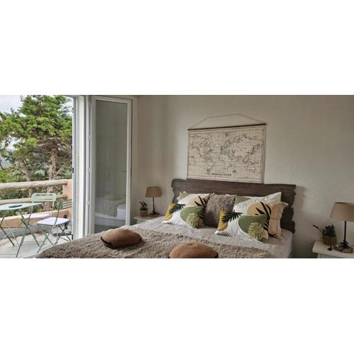 Mini villa Vue Mer Santa Giulia - Accès plage à pied - 2 à 4 pers - 1 chambre