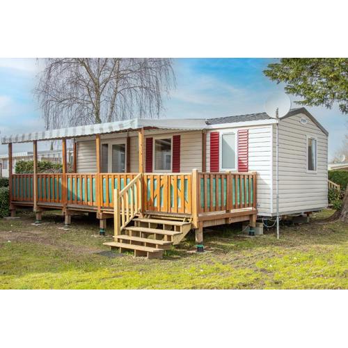 Mobilhome camping bois masson