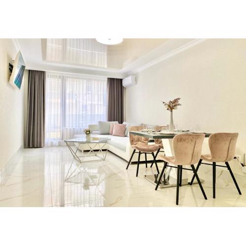 Modern Apartment for 4 Guests Sea View & Free Parking