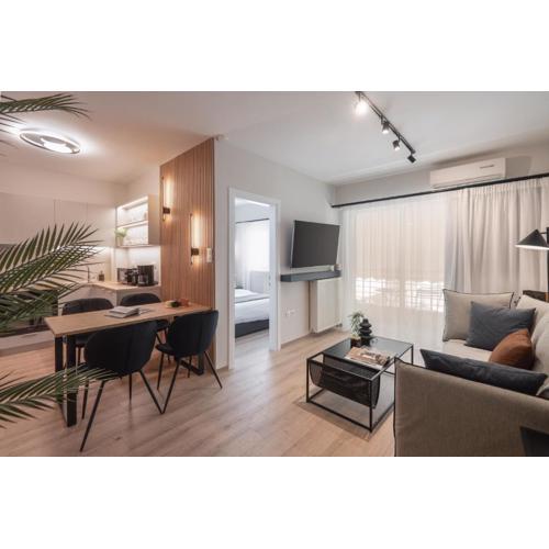 Modern Apartment in Athens with Balcony