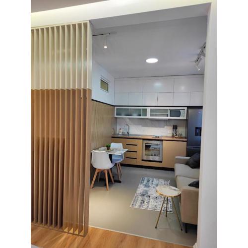 modern apartment in city center ,balcony with park & lake view