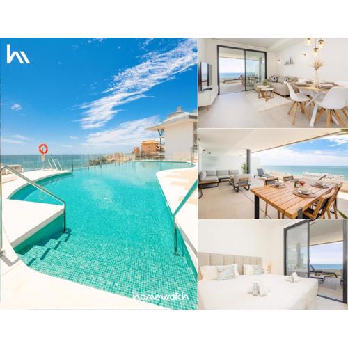 Modern apartment, with large terrace and panoramic sea views, in Fuengirola