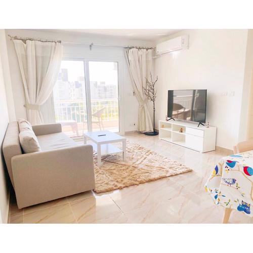 Modern, bright, Garden open view, cozy at Madinaty