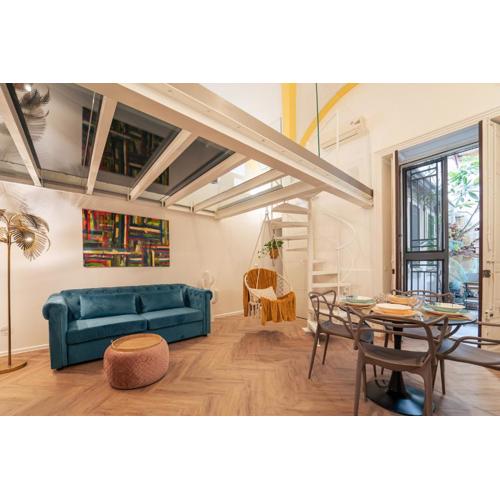 Modern design apartment in historical city center