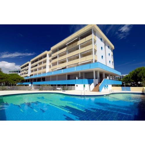 Modern flat with shared pool and sea side view