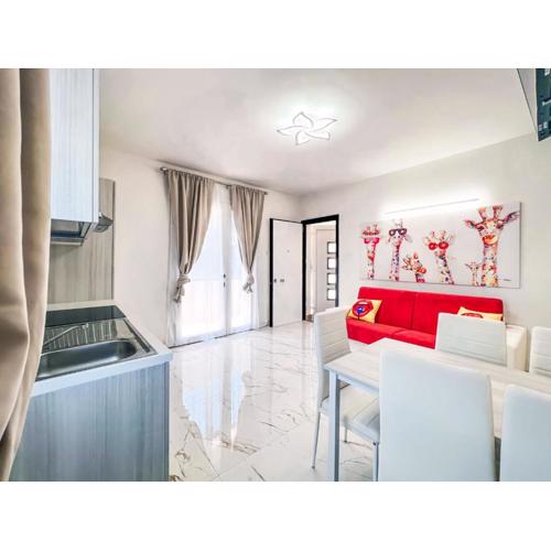 Modern flat with terrace for large families in Bibione