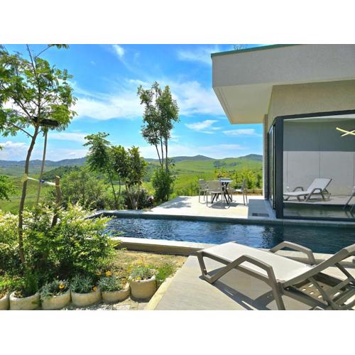 Modern holiday home with sea views