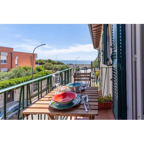 Modern Sea View Apartment with Balcony