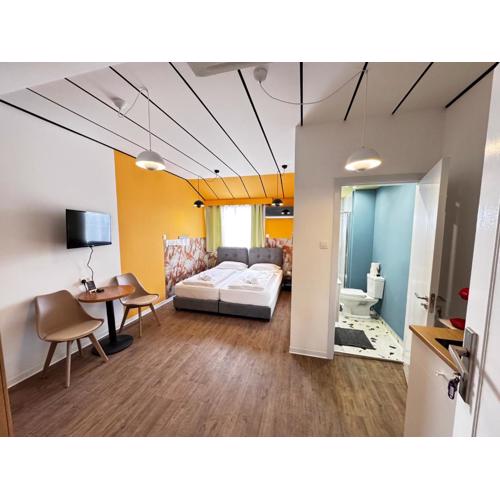 Modern Studio 11 private Kitchenette and Bathroom