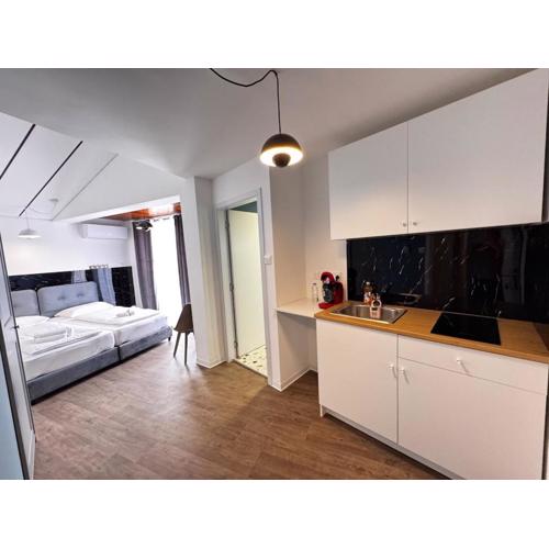 Modern Studio N14 kitchenette private bathroom