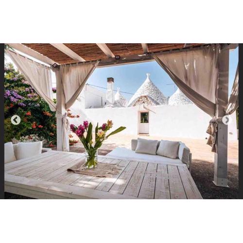 Modern trulli with a beautiful new pool