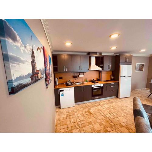 Modern , two bedroom and livingroom on Main Street