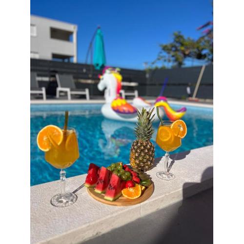 Moderne Meerblick Ap,1 Mit Pool Und Terrasse Bbq In Der Nähe Von Split Trogir