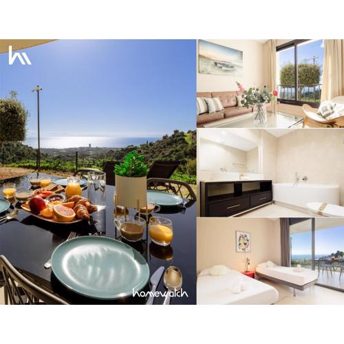 Moderno apartamento vacacional con increbles vistas al mar con spa y gimnasio