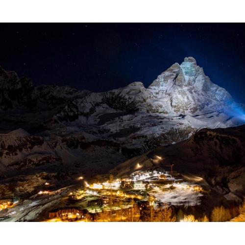 Monolocale la terrazza sulla neve-Cervinia