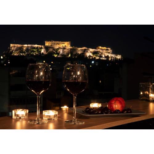 Mosaics Astonishing Acropolis view Aprtm