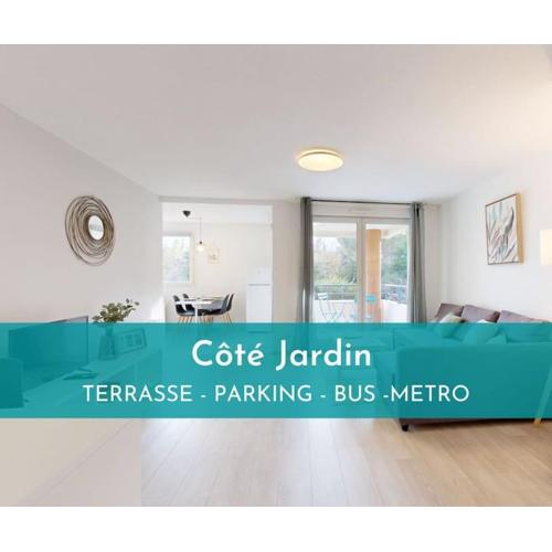 My Cozy Flat - Côté Jardin - Parking - Terrasse