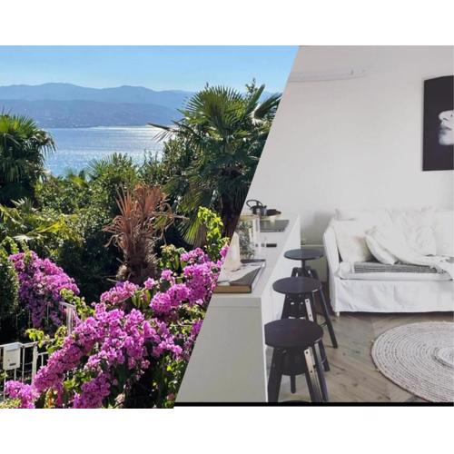 MyPalmasSuite with free parking in Opatija