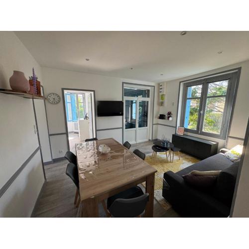 MYRTILLE - Maison 6 personnes avec jardin à 100m de la plage