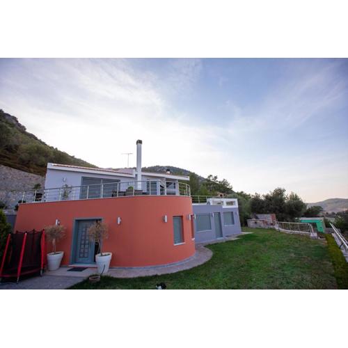Mytilene Luxury Villa Panoramic
