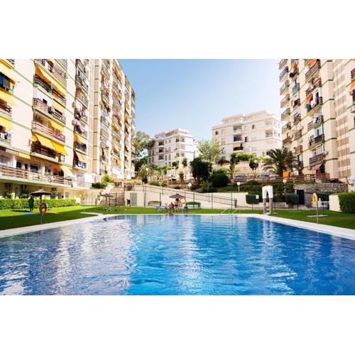 NAC8 - Bonito apartamento con vistas al mar 2 dormitorios, Wifi, 3 Piscinas, Playa a 250 metros
