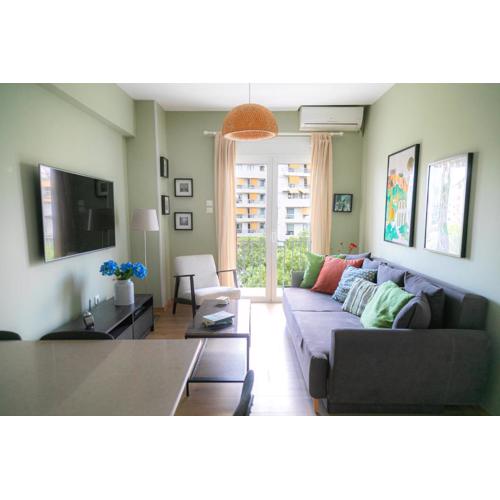 Near Acropolis Super Renovated Classic with Balcony View
