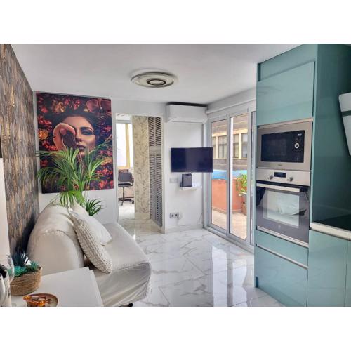 New Attic with Terrace and Air Conditioning at Las Canteras Beach Parking Optional
