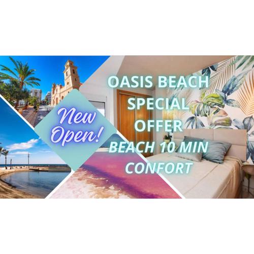 NEW Oasis Beach - Terrace and Confort - 10min From Beach - Special Offer NOW