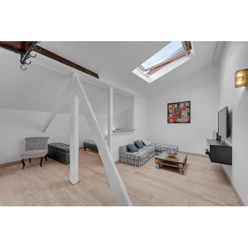 Nice studio under the roof ideal for 2 in Toulouse