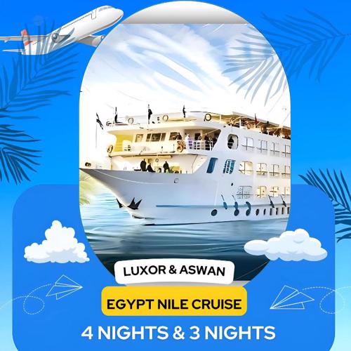 NILE CRUISE ROYAL QUEEN II every Monday from LUXOR 4 nights & every Friday from ASWAN 3 nights
