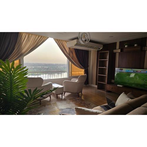 Nile Retreat The perfect Nile and Pyramids View in Maadi شقة فندقية علي النيل مباشرة