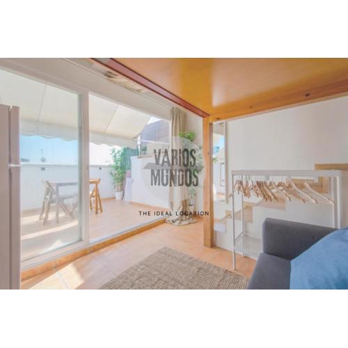 Nuevo Atico Loft 1hab 3pax en la Plaza de Chueca