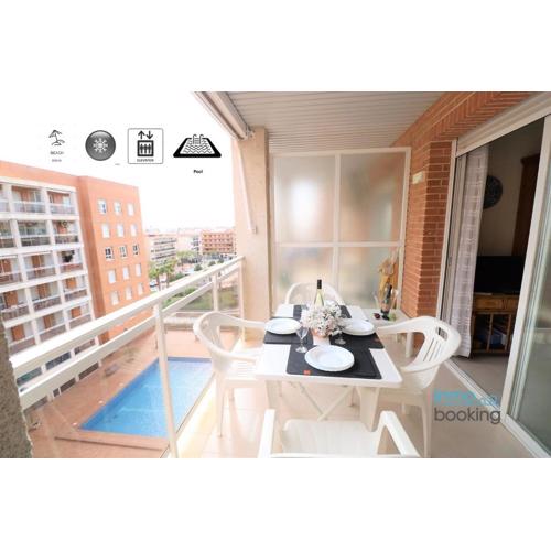 Olimar apartment 5, climatizado y con piscina