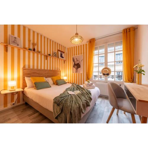 Olympe by Kleidos, Appartement 4P, rue calme, Centre Historique, Proche Gare