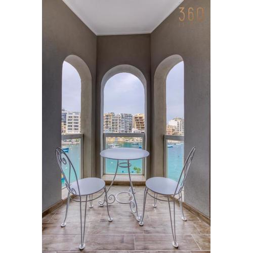 One of a kind, 1BR seafront home in St Julians by 360 Estates