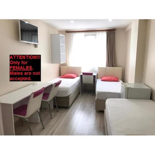 !ONLY FEMALES! Bakirkoy Ladies Dormitory