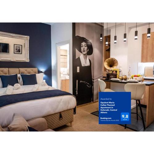 Opulent Maria Callas-Themed Apartment in Kolonaki, Central Athens