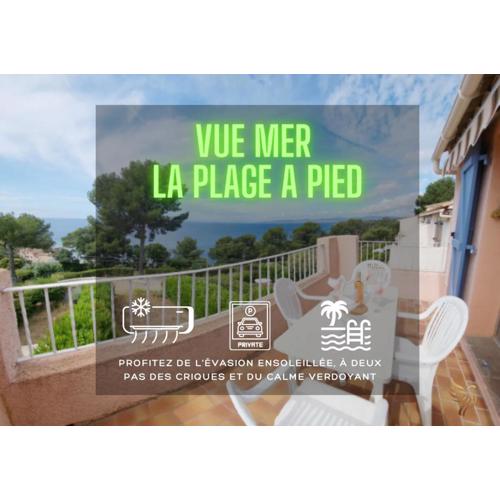 Panorama Du Levant - vue Mer panoramique 4 pers 400m plage - Parking - CapitalChic Services Saint Raphael