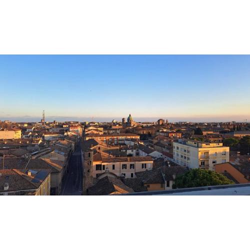 Panoramic apartment over Ravenna city center