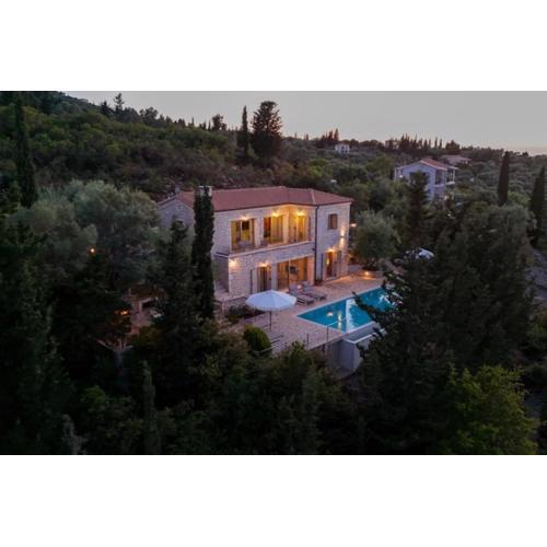 Panoramic Ocean Views Villa Jiulita Lefkada